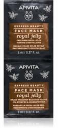 Apivita Express Beauty Royal Jelly masca faciala revitalizanta cu efect de întărire 2 x 8 ml Masca de fata