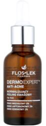 FlosLek Pharma DermoExpert Acid Peel tratament normalizator de noapte pentru pielea cu imperfectiuni 30 ml