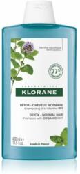 Klorane Máta Vodní BIO șampon detoxifiant pentru curățare pentru par normal 400 ml