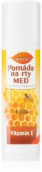 Bione Cosmetics Honey + Q10 balsam de buze protector si regenerator cu vitamina E 17 ml