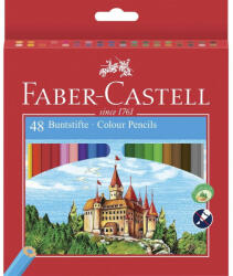 Faber-Castell Creioane Colorate Eco Faber-Castell, 48 culori (FC120148)