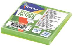 Forpus Notite adezive Forpus 42009 75x75mm 80 file verde (NOTAFO42009)
