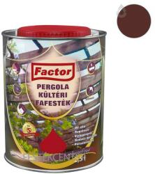 Festék Bázis Factor Pergola kültéri fafesték - dió - 2, 5 l