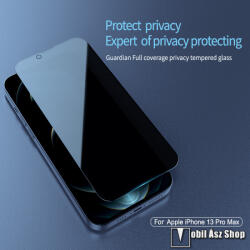 Nillkin APPLE iPhone 13 Pro Max, NILLKIN PRIVACY Anti-peep üvegfólia, 9H, 0, 3mm, Full cover