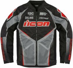ICON - Motorcycle Gear Hooligan Ultrabolt Jacket Black S Textildzseki