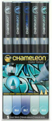 Chameleon Blue Tones Árnyékoló filctoll Blue Tones 5 db (CT0513)