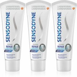 Sensodyne Repair & Protect Whitening pasta de dinti pentru albire pentru dinti sensibili 3x75 ml