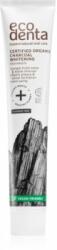 Ecodenta Certified Organic Charcoal whitening pasta de dinti pentru albire cu cărbune activ 75 ml