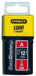 Stanley 1-TRA208T "A" tűzőkapocs 12 mm, 1000 db/csomag (1-TRA208T) - praktikuskft