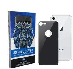 LITO Apple iPhone 8 Lito 5D HD Full Back Cover Hátlapi Üvegfólia - Fekete