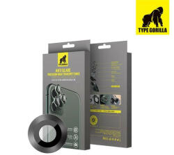 Type Gorilla Apple iPhone 12 Pro TG Armor 3D Kameravédő Üvegfólia - Fekete