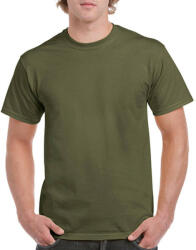 Gildan Férfi póló Rövid ujjú Gildan Heavy Cotton Adult T-Shirt - S, Katonai zöld