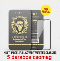 Blueo Huawei Y7 2019 Blueo Multi Model 5 Darabos Full Üvegfólia - Fekete