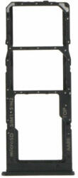Samsung A022 Galaxy A02 DualSIM, SIM kártya tartó tálca, (+memória kártya tartó), fekete