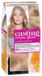 L'Oréal Vopsea de Par Semi-Permanenta fara Amoniac L'Oreal Paris Casting Creme Gloss 801 Blond Satin, 180 ml