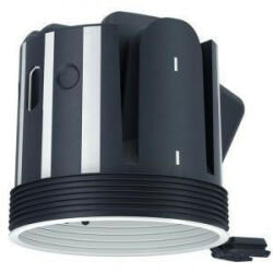  Kaiser 9320-10 ThermoX 74 mm átmérőjű légtömőr LED (6, 6W) lámpadoboz álmennyezetbe. Magasság: 75 mm. Anyaga: műanyag és speciális gumi. Csavarmentes rögzítés! (9320-10)