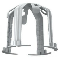 Kaiser 9310-10 Spacer szigetelés távtartó LED lámpákhoz vezeték tartóval. Csökkenthető magasság 10 mm-es lépésekben 100-40 mm-ig. Beépítési nyílás: 68-80 mm között (9310-10)