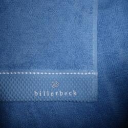 Billerbeck rizskötésű törölköző, Kék-középkék/Atlantisz kék, 50x100 cm