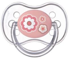 Canpol Suzetă din silicon Canpol - Newborn Baby, 6-18 luni, floare (22/581_pin)