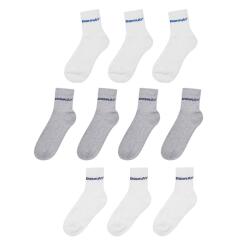 Donnay Юношески чорапи Donnay 10 Pack Quarter Socks Junior - White