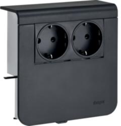 Hager Priză SCHUKO SL20080, RAL9011 (SL200809009011)