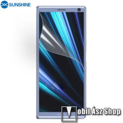 SUNSHINE Hydrogel TPU képernyővédő fólia - Ultra Clear, ÖNREGENERÁLÓ! - 1db, TOKBARÁT - SONY Xperia 10