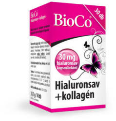 BioCo Hialuronsav +Kollagén 30 sb