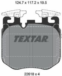 TEXTAR set placute frana, frana disc TEXTAR 2261801 (2261801)
