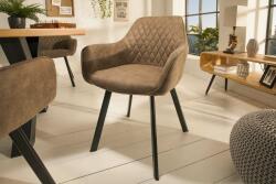 LuxD Design szék Francesca, szürke-barna taupe