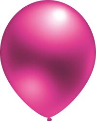 Balloons4party Set 10 baloane latex metalizat sidef roz 30 cm