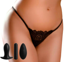 HookUp Panties Remote Lace Peek-a-Boo Black S/M/L