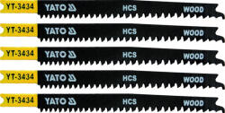 YATO Lama fierastrau pendular YATO tip U 108mm HCS 12-8TPI lemn 5pcs (YT-3434)