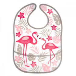 Canpol babies tépőzáras, fólia előke - flamingó - babyshopkaposvar