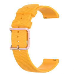 BSTRAP Silicone Rain curea pentru Xiaomi Amazfit GTR 2 / GTR 47mm, yellow (SSG014C1607)