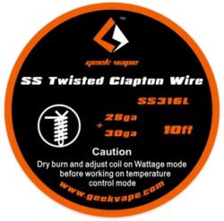 GeekVape twisted Clapton SS316L 2x28GA+30GA