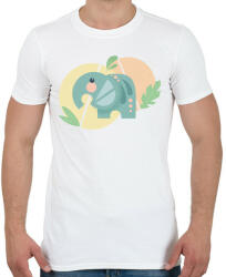 printfashion Baby Elefánt - Férfi póló - Fehér (5443998)