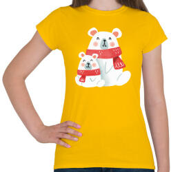 printfashion Jegesmacik - Női póló - Sárga (5436073)