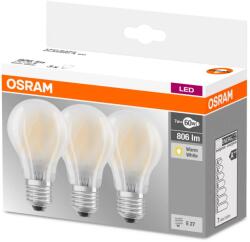 OSRAM LEDVANCE Base CL A 60 GL FR E27 7W 806lm 3x 4058075819351