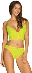 Obsessive Neonia Top & Panties Yellow L/XL