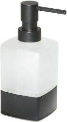 SAPHO Lounge tejüveges szappanadagoló 280ml, matt fekete 545514 (545514)