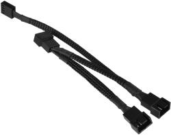  Phobya 4Pin PWM 3x 4Pin PWM hosszabbító 40cm - Fekete /81123/