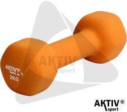 Aktivsport Súlyzó neoprén Aktivsport 2 kg narancs