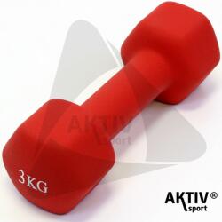 Aktivsport Súlyzó neoprén Aktivsport 3 kg piros