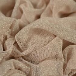 Takoy Tüll anyag lurexszel bézs