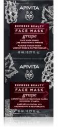 Apivita Express Beauty Grape Masca pentru ten anti riduri 2 x 8 ml Masca de fata