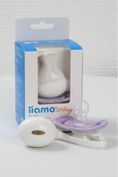 iiamo Suzeta cu clemă și cutie iiamo - String+peace, 0-6 luni, mov (905)