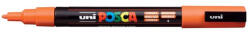 uni Dekormarker, 0, 9-1, 3 mm, UNI "Posca PC-3M", narancssárga (PC-3M ORANGE)