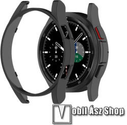  Okosóra műanyag védő tok / keret - FEKETE - SAMSUNG Galaxy Watch4 Classic 42mm (SM-R880)