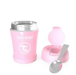 Twistshake Recipient hrana Twistshake Insulated Pastel - Roz, 350 ml (78749) Set pentru masa bebelusi