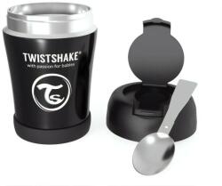 Twistshake Recipient hrana Twistshake Insulated Pastel - Negru, 350 ml (78752)